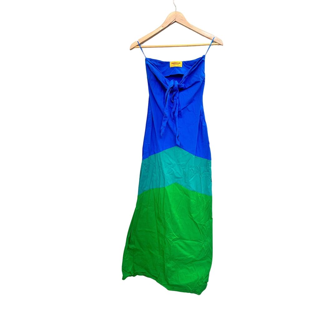 Simon Miller Blue and Green Mini Dress